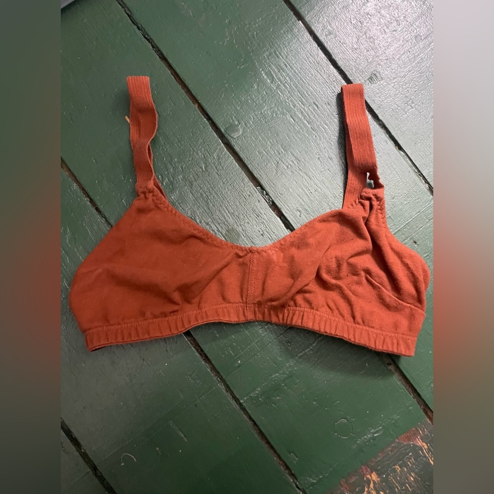 Used Organic Cotton Pansy Full Bra-Burnt Orange